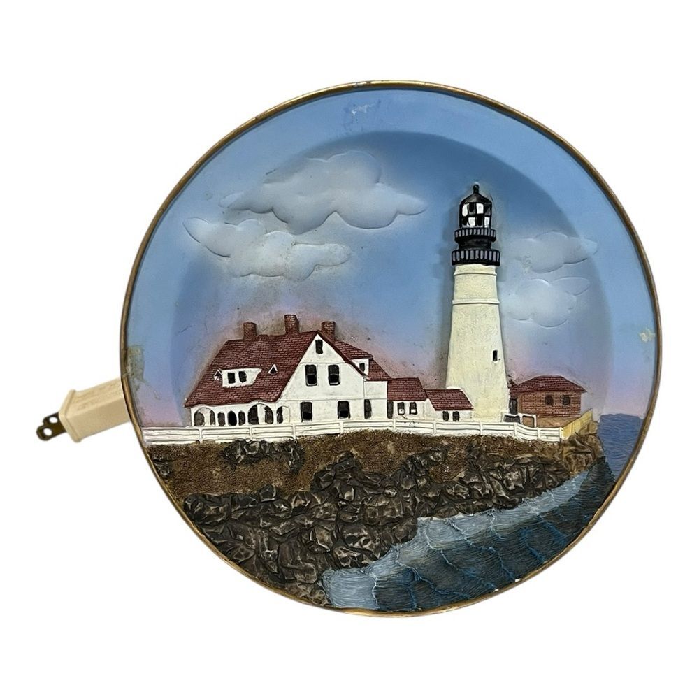 Art Deco Lighthouse by the Sea‎ Night Light